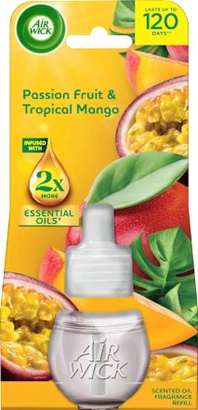 Сменный картридж для электрического освежителя воздуха Air Wick Mango & Passion Fruit, 0.019 л