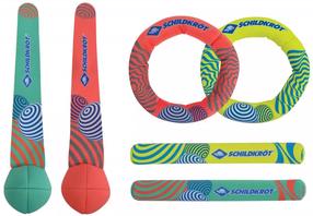 Ūdens spēle Schildkrot Neoprene Diving Set, zila krās./sarkana krās./dzeltena krās., 6 gab.