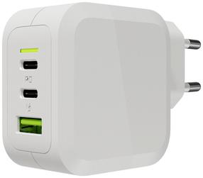 Telefoni laadija Green Cell CHARGC08W, USB/2 x USB-C, valge v., 65 W