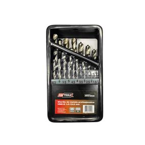 Metalo grąžtų rinkinys AWTools AW41205, metalas/plienui/plastikas, hss-g, cilindrinis, 1-13 mm x 19 cm