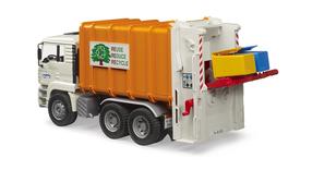 Mänguasja prügiauto Bruder GARBAGE TRUCK 4080202-2696, 1:16, mitmevärviline