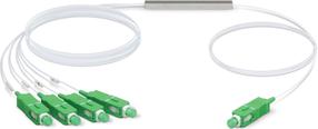 Кабель Ubiquiti 1x SC-APC - 4x SC-APC SC-APC, 4 x SC-APC, 1.5 м, белый цв./зеленый цв.