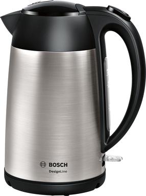 Elektriline veekeetja Bosch Design Line TWK3P420, 1.7 l, must v./roostevaba teras v.