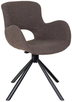 Valgomojo kėdė House Nordic Amorim, matinė, ruda sp., 58 cm x 59 cm x 82.5 cm