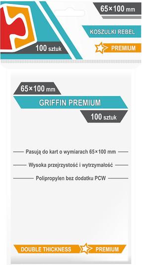 Žaidimo kortelių dėklas Rebel Griffin Premium 100 pieces
