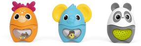 Grabulis, komplekts Chicco Baby Sense & Focus Activity Animals, daudzkrāsaina, 3 gab.