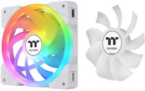 Воздушный охладитель для корпуса Thermaltake SWAFAN EX14 ARGB Sync PC Cooling Fan White TT Premium Edition (3-Fan Pack), 140 мм x 140 мм