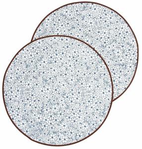 Stalo padėkliukas Homla Salado 244263, 38 cm x 38 cm, 2 vnt., Mėlyna sp.