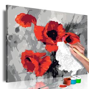 Tapymas pagal skaičius Artgeist Bouquet Of Poppies MA_0128, 60 x 40 cm