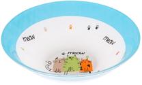 Dubenėlis Luminarc Cats, 500 ml, 6+ mėn., 16.5 cm, stiklas, mėlyna sp./balta sp.