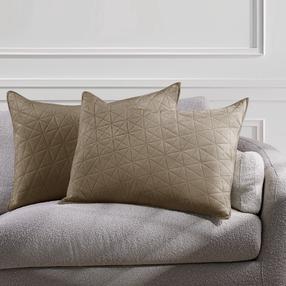 Dekoratyvinės pagalvėlės užvalkalas Restilo Laila, kreminė, 50 cm x 70 cm, 2 vnt.