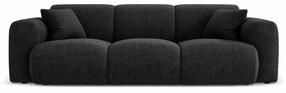 Dīvāns Cosmopolitan Design Nolio, melns krās., 95 x 235 cm x 72 cm