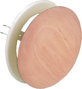 Ventilatsiooniplafoon, hele pruun v., 125 mm