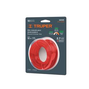 Zāles pļāvēja aukla Truper, 12 m x 2.7 mm