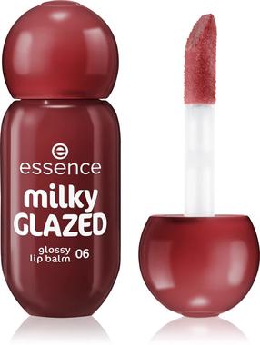 Lūpų balzamas Essence Milky Glazed, 4 ml, cherry on top sp., 06