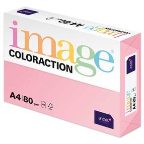 Цветная бумага Image Coloraction, A4, 80 g/m², розовый цв., 29.7 см x 21 см, 500 стр. шт.