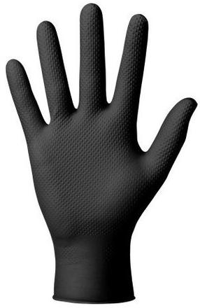 Kindad Grippaz Powergrip 10-23005XL, must v., 10/XL, 50 tk