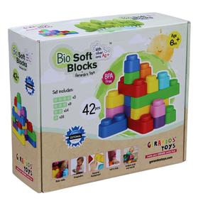 Набор игрушечных блоков Gerardo's Toys Soft, 42 шт.