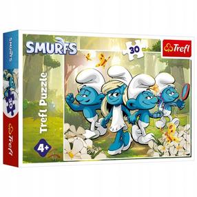 Пазл Trefl The Smurfs Adventures Of Smurfs 18317, 20 см x 27 см, 30 шт., многоцветный