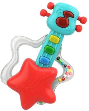 Grabulis K's Kids Musical Rock Star Guitar KIT23005, sarkana krās./gaiši zila krās.