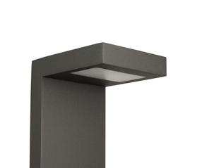 Sieninis lauko šviestuvas Su-Ma Karo, 10W, LED, IP54, tamsiai pilka sp., 10 cm x 11.5 cm