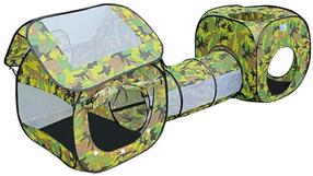 Vaikiška palapinė su tuneliu Tent With Tunnel GO222756, 230 cm x 70 cm