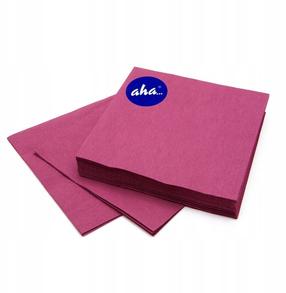 Popierinės servetėlės Aha 600244, 33 cm x 33 cm, bordo sp., 20 vnt.