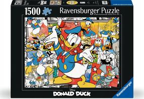 Puzle Ravensburger Donald Duck, 60 cm x 80 cm, 1500 gab., daudzkrāsaina