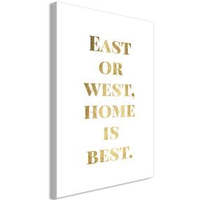 Reprodukcija Artgeist Gold Home Is Best N8947-S, 20 cm x 30 cm