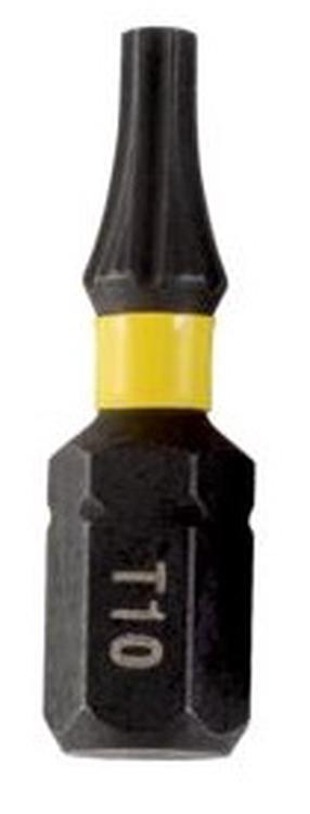Smūginiai atsuktuvų antgaliai Bahco 66IM/T10C-2P, T10, 25 mm, 1/4", Ø2.74 mm
