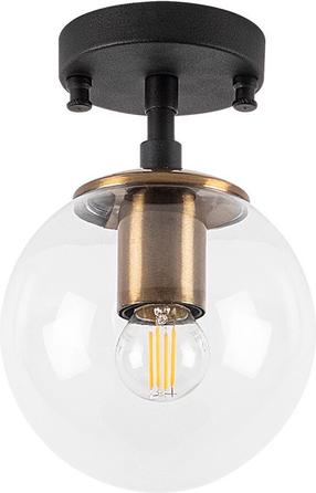 Lampa griesti Opviq Atmaca 10205 942FLG1129, E14, 1 x 15 W, caurspīdīga krās. / melna krās.