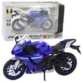 Žaislinis motociklas Lean Toys Model Replica R1, 1:12, mėlyna sp.