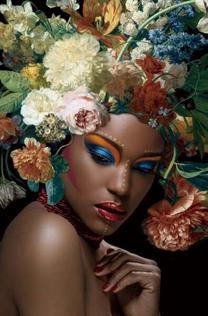 Paveikslas Flower Woman I, 80 cm x 120 cm