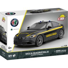 Konstruktorius Cobi Alfa Romeo Giulia Quadrifoglio Guardia di Finanza 24657, 97 vnt., juoda sp.