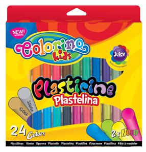 Plastilinas Colorino Kids 42642PTR, 24 vnt.