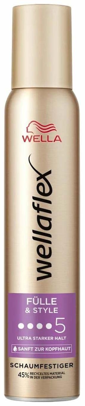 Мусс для волос Wella Wellaflex Volume & Style Ultra Strong Hold, 200 мл
