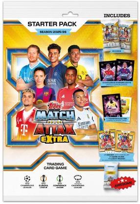 Kolekcinės kortelės Topps Match Attax Extra Starter 2026