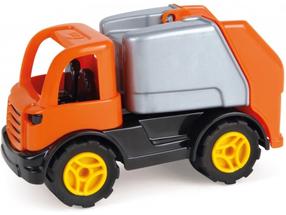 Mänguasja prügiauto Lena Workies Garbage Truck 01264, hõbe v./must v./oranž v.