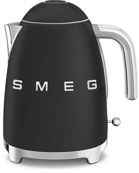 Elektriskā tējkanna Smeg KLF03BLMEU, 1.7 l, melna krās.