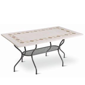 Dārza galds Patio Roma, antracīta krās./brūna krās., 160 cm x 90 cm x 72 cm