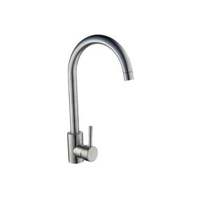 Кухонный смеситель Invena Resta, inox цв.