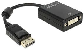 Adapteris Delock DisplayPort to DVI-I Display port male, DVI-I female, 0.2 m