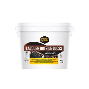 Lakas, blizgus Master Team Lacquer Outside, 3 l, Gelsva sp.