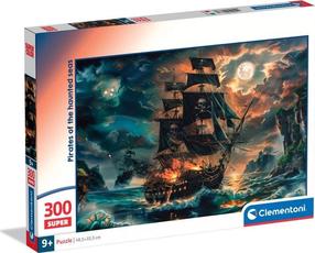 Пазл Clementoni Pirates Of The Haunted Seas 21738, 33.5 см x 48.5 см, 300 шт., многоцветный