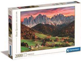Dėlionė Clementoni Val Di Funes 32570, 66.8 cm x 97.5 cm, 2000 vnt., įvairių spalvų