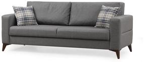 Sofa-lova Atelier Del Sofa Kristal 3, tamsiai pilka sp., 217 x 90 cm x 86 cm