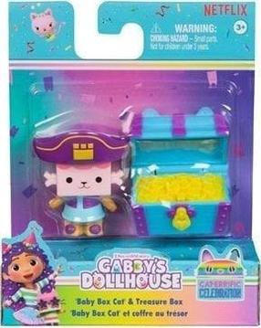 Фигурка-игрушка, c аксессуарами Spin Master Gabbys Dollhouse Baby Box Cat, многоцветный