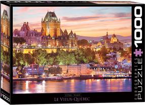 Пазл Eurographics Cities Le Vieux Québec 6000-0763, 67.6 см x 48.9 см, 1000 шт., многоцветный