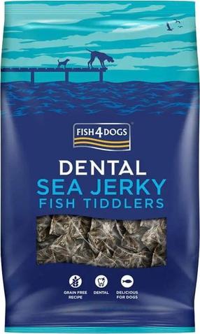 Skanėstas šunims Fish4Dogs Dental Sea Jerky Fish Tiddlers, žuvis, 0.575 kg