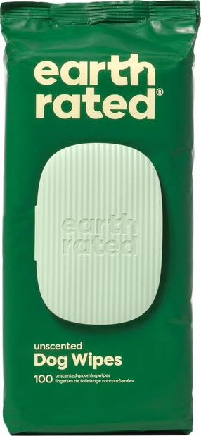 Dzīvnieku kopšanas salvetes Earth Rated Unscented, 100 gab.